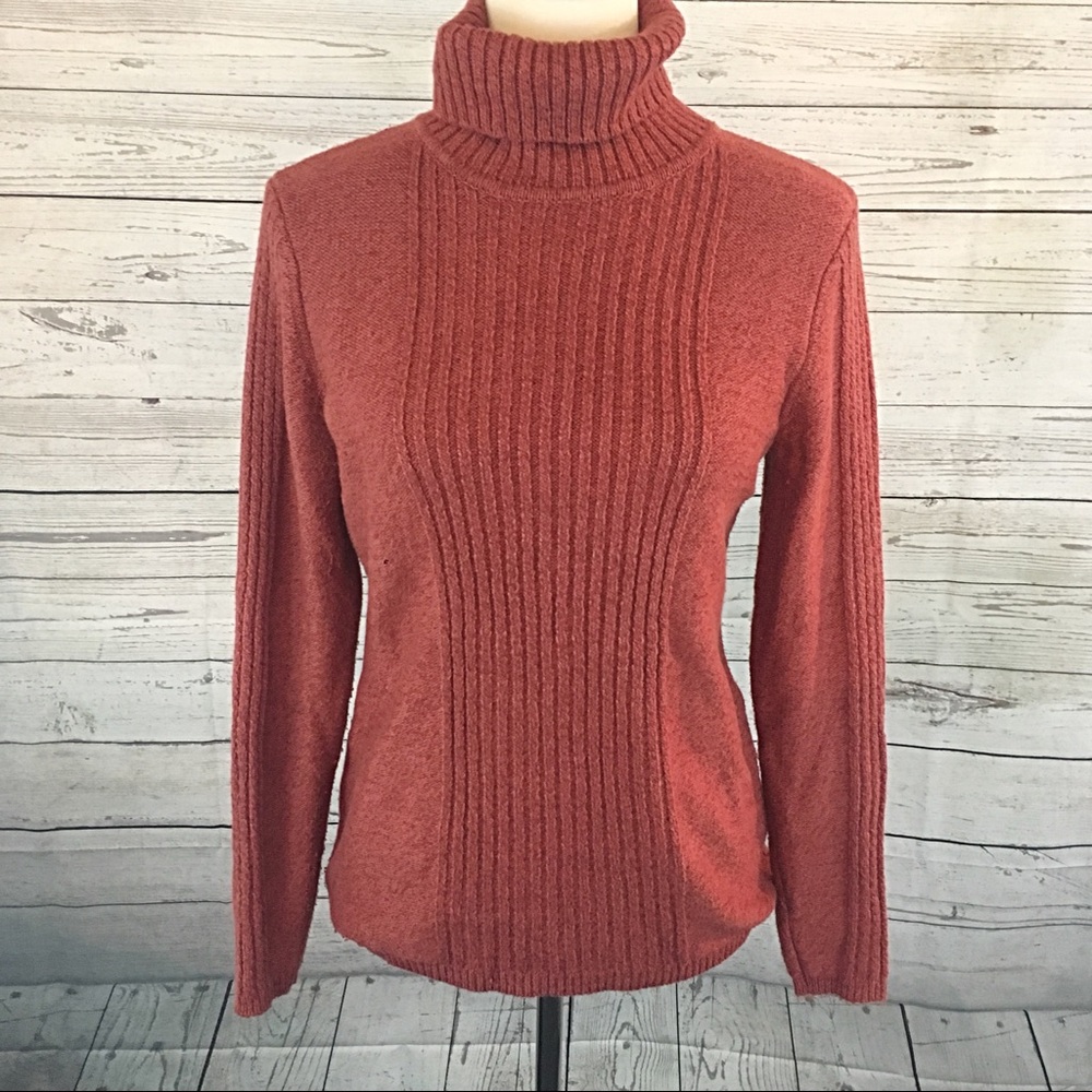 Sundance Rust Turtle Neck Sweater